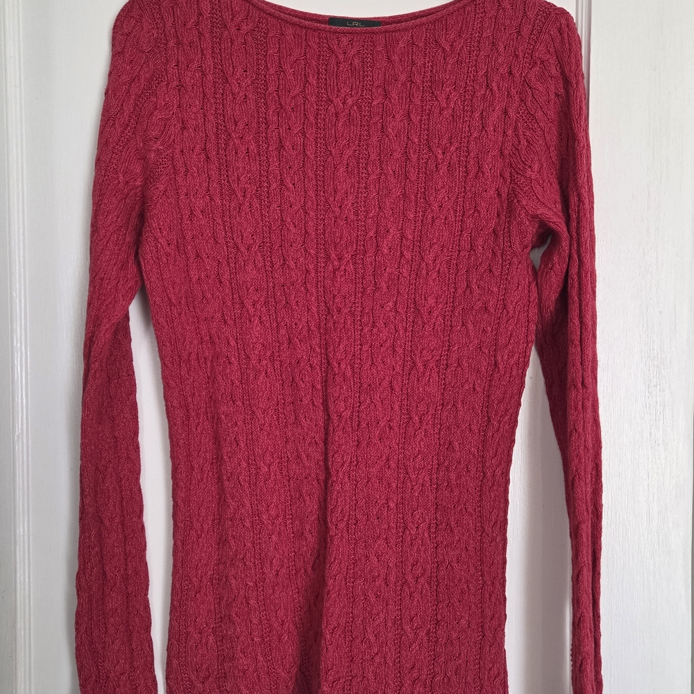 LRL Women's Red Sweater